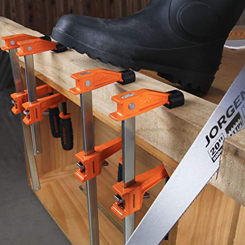 JORGENSEN 4-Pack Medium Duty Steel Bar Clamps
