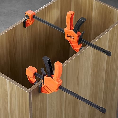 VEVOR 4-Pack One-Handed Bar Clamps Set