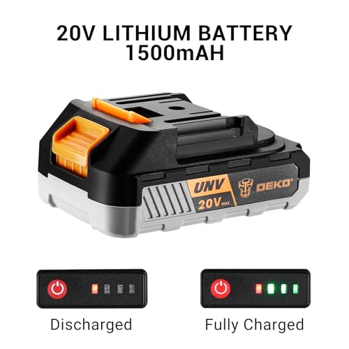 DEKO PRO 20V Cordless Power Drill Set