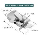 Sewing Magnetic Seam Guide for Sewing and Quilting,Secai Sewing Gauge Supplies of Sewing Product Accessories
