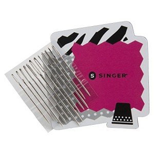 Singer Large Eye Hand Needles On Magnet, 12-Count