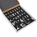 Professional Domestic Sewing Machine Sewing Foot Presser Foot Presser Feet Set for Singer, Brother, Janome, Babylock, Elna,Toyota,New Home,Simplicity and Low Shank Sewing Machines
