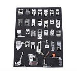 Professional Domestic Sewing Machine Sewing Foot Presser Foot Presser Feet Set for Singer, Brother, Janome, Babylock, Elna,Toyota,New Home,Simplicity and Low Shank Sewing Machines