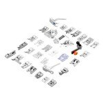 Professional Domestic Sewing Machine Sewing Foot Presser Foot Presser Feet Set for Singer, Brother, Janome, Babylock, Elna,Toyota,New Home,Simplicity and Low Shank Sewing Machines
