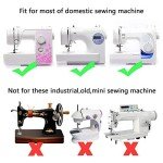 Professional Domestic Sewing Machine Sewing Foot Presser Foot Presser Feet Set for Singer, Brother, Janome, Babylock, Elna,Toyota,New Home,Simplicity and Low Shank Sewing Machines