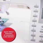 SINGER Quantum Stylist 9960 Computerized Sewing & Quilting Machine with Extension Table & Accessory Kit | 600 built-in stitches & Lettering, Full Metal Frame, LED Light & High-End Touch buttons