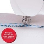 SINGER Quantum Stylist 9960 Computerized Sewing & Quilting Machine with Extension Table & Accessory Kit | 600 built-in stitches & Lettering, Full Metal Frame, LED Light & High-End Touch buttons