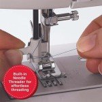 SINGER Quantum Stylist 9960 Computerized Sewing & Quilting Machine with Extension Table & Accessory Kit | 600 built-in stitches & Lettering, Full Metal Frame, LED Light & High-End Touch buttons