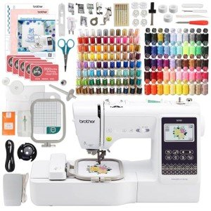 Brother SE700 Embroidery & Sewing Machine with 130 Spools & Accessories