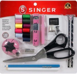 SINGER 01512 Beginner's Sewing Kit, 130 Pieces,