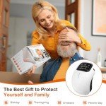 Cordless Knee Massager with Infrared Heat & Vibration