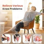 Cordless Heated Knee Massager with Vibration