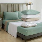 David's Home 6PCS Cooling 100% Rayon Derived from Bamboo Sheets Set Queen Size for Summer, 16" Deep Pocket 2.5cm Wider Elastic, Luxury Silky Breathable for Hot Sleeper,Breathable Soft, Sage Green