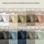 100% Egyptian Cotton Sheets Queen Size Bed Set - 4 Pcs, White Queen Sheet Set | 1000 Thread Count Egyptian Cotton Sheets Queen | Hotel Luxury Bed Sheets, Upto 17"Deep Pocket Queen Sheets -White Sheets