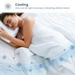 GOKOTTA Queen Size Bed Sheets 4 Piece Set, 100% Rayon Derived from Bamboo, Cooling for Hot Sleepers - Hotel Luxury Silk Breathable Sheets, Deep Pocket Up to 16" - Durable Double Stitched