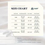 GOKOTTA Queen Size Bed Sheets 4 Piece Set, 100% Rayon Derived from Bamboo, Cooling for Hot Sleepers - Hotel Luxury Silk Breathable Sheets, Deep Pocket Up to 16" - Durable Double Stitched