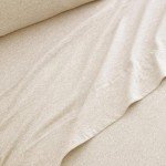 Road Trip America Jersey Sheets King Set - Cotton (4 Pieces) All Seasonal Deep Pockets Soft Cozy Knit Stretchy Bed Sheets - Hotel and Residential Quality (Oatmeal, King)