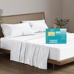 THREAD SPREAD 100% Egyptian Cotton Sheets Queen Size - 800 High Thread Count Sheets Queen, 4 PC White Luxury Hotel Sheets for Queen Size Bed, 16" Deep Pocket Sateen Weave Soft Cooling Bedding Sets