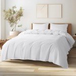 SONORO KATE 100% Egyptian Cotton Sheets - 800 Thread Count, Luxury Hotel Sateen Weave Sheets, Cooling & Breathable Bed Sheets Set, Fits 16" Deep - 4 PC (White,Queen)