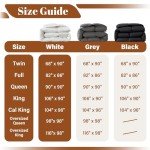 Cosybay Feather Comforter Filled with Feather & Down Fiber - All Season White Queen Size Duvet Insert- Luxurious Hotel Bedding Comforters with Cotton Cover Queen 90 x 90 Inch