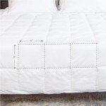 sunflower 100% Cotton Shell Queen Duvet Insert, White Down Alternative Cotton Comforter, All Season Lightweight 8 Corner Tabs & Soft & Breathable & Noiseless, Thick Version