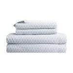 Serta Simply Clean Lightweight 7 Piece Pleated Bed in a Bag for All Season, Queen, Grey