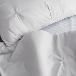 Serta Simply Clean Lightweight 7 Piece Pleated Bed in a Bag for All Season, Queen, Grey