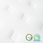 TeQsli Queen Mattress 12 inch Hybrid Mattress with Gel Memory Foam Innerspring Mattress in a Box for Pressure Relief & Cooling Sleep Queen Size Mattress, 100 Nights Trial
