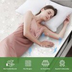 Onlylucky Queen Mattress,14 Inch Premier Gel Memory Foam Hybrid Mattress, Queen Size Mattress with Individual Pocket Spring for Motion Isolation & Pressure Relief, Comfort Night Sleep, Firm Support