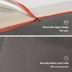 Hotkid,Queen Mattress,Memory Foam Mattress,Mattress Queen Size in a Box,Medium Firm for Cool Sleep and Pressure Relief,10 Inch Hybrid Mattress Queen for Kids and Guest Bed