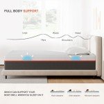 Hotkid,Queen Mattress,Memory Foam Mattress,Mattress Queen Size in a Box,Medium Firm for Cool Sleep and Pressure Relief,10 Inch Hybrid Mattress Queen for Kids and Guest Bed
