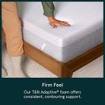 Tuft & Needle - Original Queen Mattress, Firm Feel, Adaptive Foam, Pressure Relief, Supportive, Cooling, CertiPUR-US, 100-Night Trial, White