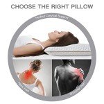 BedStory Memory Foam Pillow King - Medium Firm Gel Foam Pillows for Sleeping - Orthopedic King Size Bed Pillows for Neck Pain - Stomach and Back Sleepers