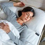 DreamyBlue Premium Pillow for Sleeping - Shredded Memory Foam Fill [Adjustable Loft] Washable Cover from Bamboo Derived Rayon - for Side, Back, Stomach Sleepers - CertiPUR-US Certified (King)