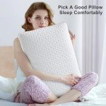 BedStory Memory Foam Pillow King - Medium Firm Gel Foam Pillows for Sleeping - Orthopedic King Size Bed Pillows for Neck Pain - Stomach and Back Sleepers