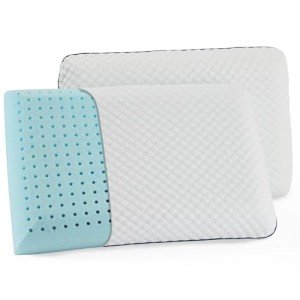 WEEKENDER Gel Memory Foam Pillow - King Size - 2-Pack - Medium Plush Feel - Neck & Shoulder Support - For Back, Side, & Stomach Sleepers - Home, Hotel, & Hospital Essentials