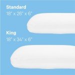 Casper Sleep, King Essential Cooling Foam Pillow, White
