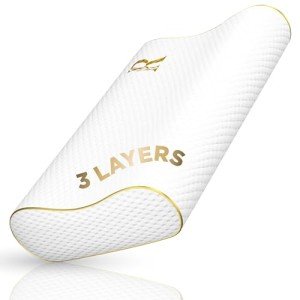 Royal Therapy Memory Foam Pillow, Cervical Pillow, King Contour Pillow, Side Sleeper Pillow, Orthopedic Pillow, Neck Support Pillow, Pillow for Neck Pain, Pillow for Side Sleepers, CertiPUR-US