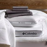 Columbia Comfort Ice Fiber Side Sleeper Down Alternative Bed Pillow - Instant Cooling 2 Sided Ice Fiber Cover - Supportive and Cozy Polyester Fiber Fill - Side Sleeper, Standard/Queen