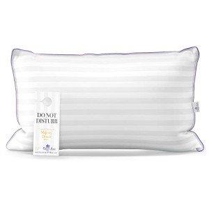 Queen Anne Luxury Hotel Down Alternative Pillow - Majesty Down - Synthetic Allergy Free Hypoallergenic Bed Pillow - Made in USA (Standard Medium)