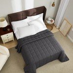 Weighted Blanket King Size 20lbs 88"x104" Cooling Breathable Heavy Blanket Microfiber Material with Glass Beads Big Blanket for Adult All-season Summer Fall Winter Soft Thick Comfort Blanket