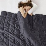 Weighted Blanket King Size 20lbs 88"x104" Cooling Breathable Heavy Blanket Microfiber Material with Glass Beads Big Blanket for Adult All-season Summer Fall Winter Soft Thick Comfort Blanket
