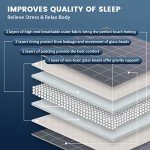 CuteKing Weighted Blanket for Adults: Weighted Blanket with Premium Glass Beads - Breathable Heavy Blanket for Comfort Sleep - Thick Blanket for Adult All Season (20lbs, 80"x87", King, Claret Red)