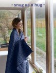 YnM Exclusive Weighted Blanket, Soothing Cotton, Smallest Compartments with Glass Beads, Bed Blanket for One Person of 140lbs, Ideal for Twin/Full Bed (48x72 Inches, 15 Pounds, Navy)