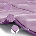 CYMULA Weighted Blanket for Adults (20lbs 60"x80" Queen Size) - Cooling Breathable Heavy Blankets for Summer Winter - Ultra Microfiber Soft Comfort Throw with Glass Beads - Gifts for Men/Women