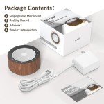 Tibetan Meditation Singing Bowl Machine - 7 Singing Bowls Sounds, Crystal Healing, Chakra Healing, Mindfulness and Stress Relief Timer and Memory Features for Women/Men