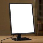 Light Therapy Lamp, UV-Free Happy Lamp 10000 Lux Desk Sun Lamp with Timing Mode & 6 Brightness & 3 Colors for Bedroom/Reading/Studying