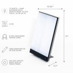 Northern Light Technologies Boxelite - 10000 Lux Light Therapy Lamp - Full Spectrum Lightbox Therapy Light for Natural Mood and Energy Enhancement, Sunlight Desk Lamp, Black
