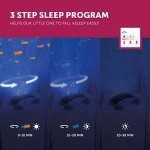 Zazu Cody The Crab Nightlight - LED Projector | Ocean Theme with Moving Fishes | Waves & Soothing Melodies | Battery-Operated Portable Baby Soother | 3 Steps Sleep Program | 5 Sounds | Cry Sensor