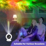 RTjoy LED Projection Alarm Clock, 3 in 1 Star Projector with LED Alarm Clock and Soothing White Noises, Remote Control Starry Sky Night Lights for Teen Kids Bedroom,School,Birthday,Holiday Gifts